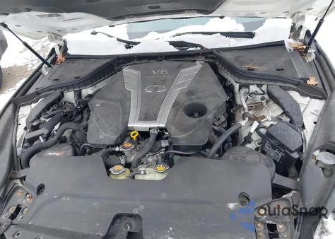 2017 Infiniti Q50 3.0T Red Sport 400 из США, поврежденный, VIN JN1FV7AR1HM870817